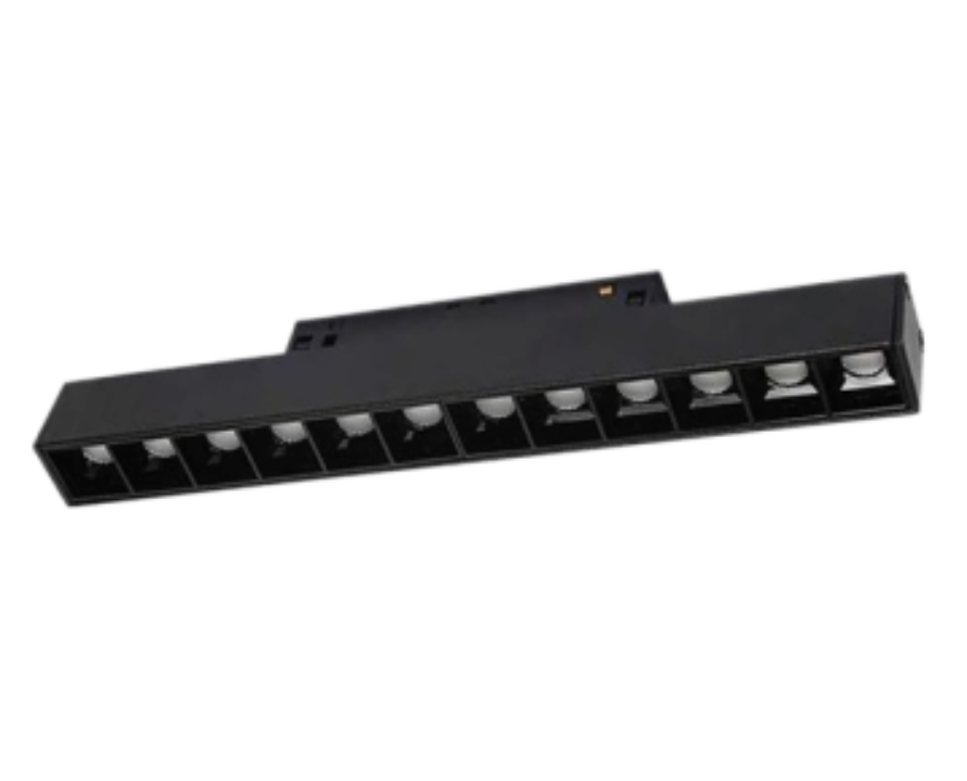 Magnetic Recessed Track Linear Light (220*22*45mm, 12W) 1