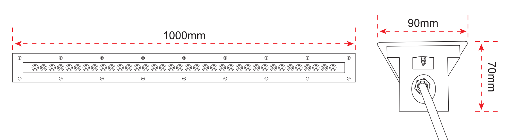 LED RECESSED WALL WASHER LIGHT 2
