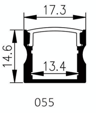 14*17mm  Aluminium Profile 1